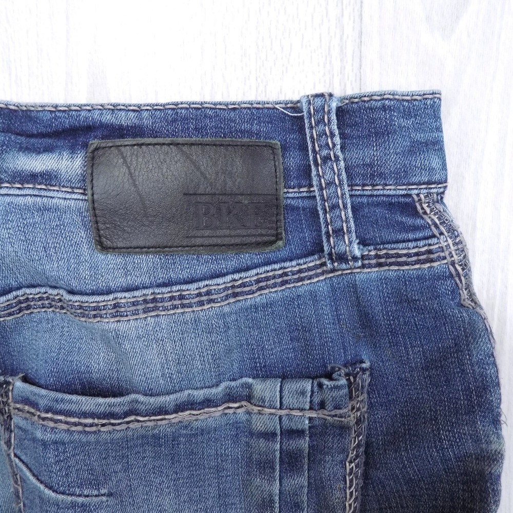 BKE Jake Bootcut Jeans Mens 32R Blue Denim Stretch Performance Comfort 34x31.5